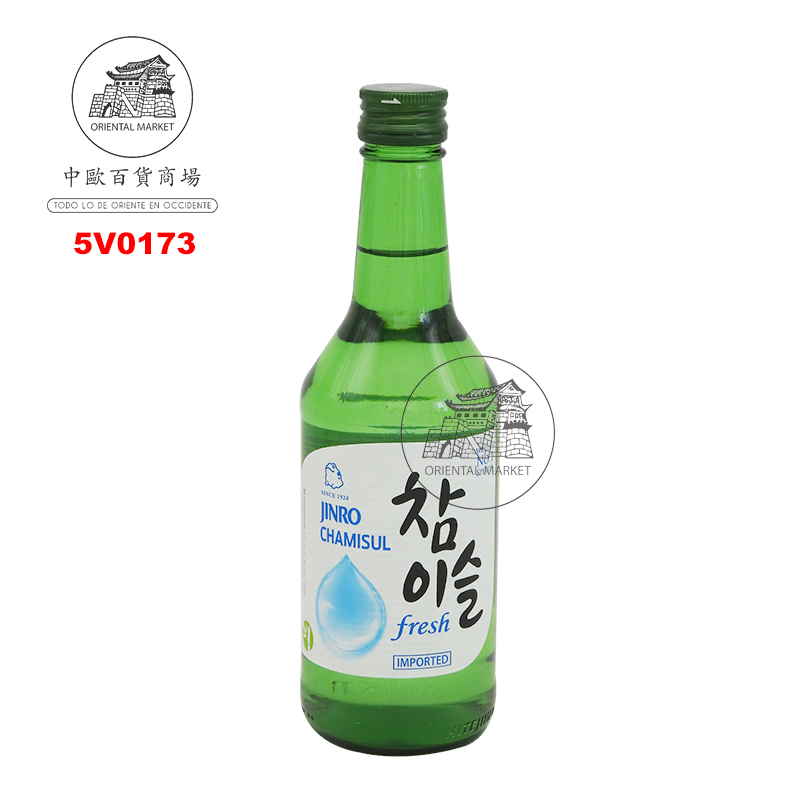 SOJU (16,5%) CHAMISUL FRESH *JINRO* 真露清新烧酒 350ml/20