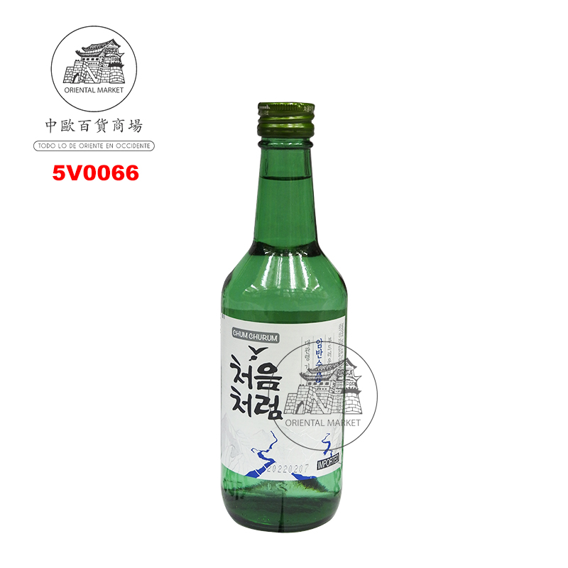 SOJU (16,5%) CHUM CHURUM *LOTTE* 乐天初饮初乐烧酒 350ml/20