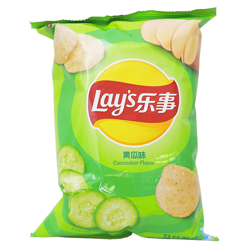 [502967/614040] CHIPS SABOR PEPINO *LAYS* 乐事清爽黄瓜薯片 70g/22