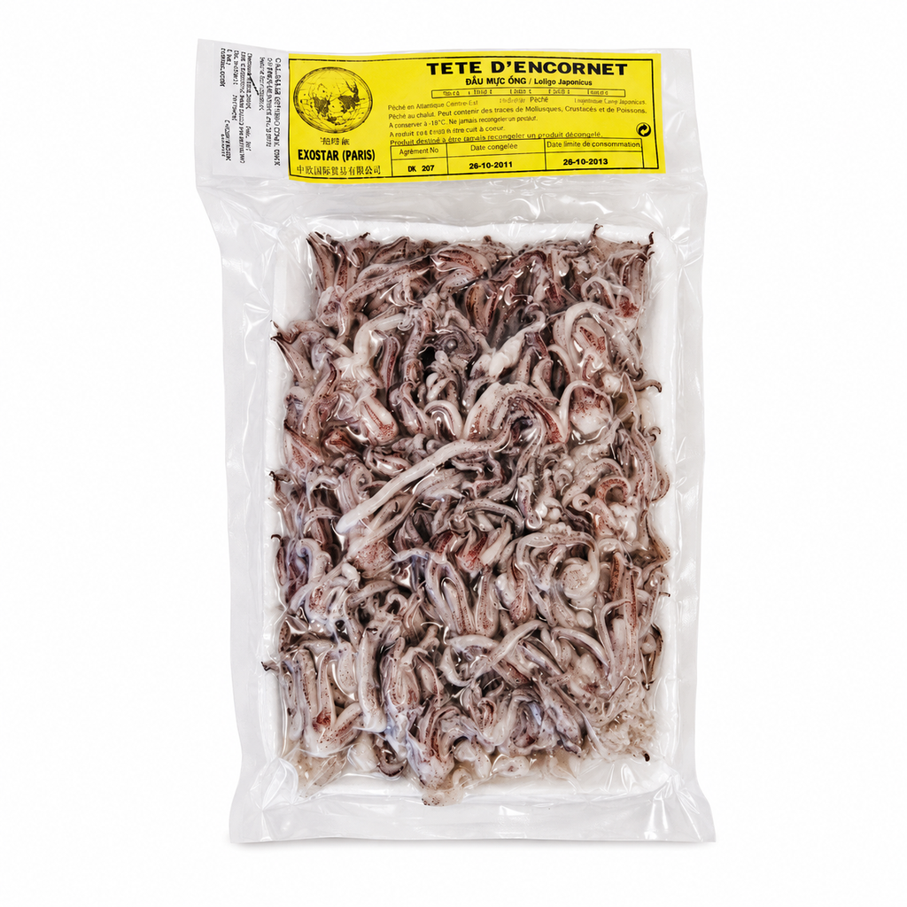 CALAMAR ENTERO *EXOSTAR* 亿商冻鱿鱼头 500g/24