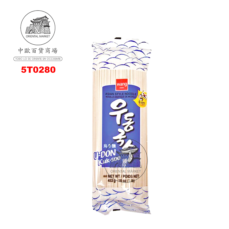 TALLARIN UDON (PEQUEÑA)*WANG* 小包韩国乌冬面干 453g/24
