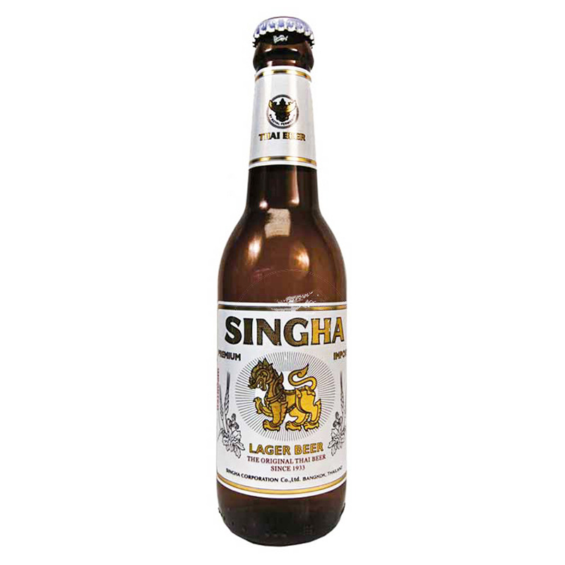 [501856/5C0009] CERVEZA (5%) TAILANDIA *SINGHA* 胜狮泰国啤酒 330ml/24