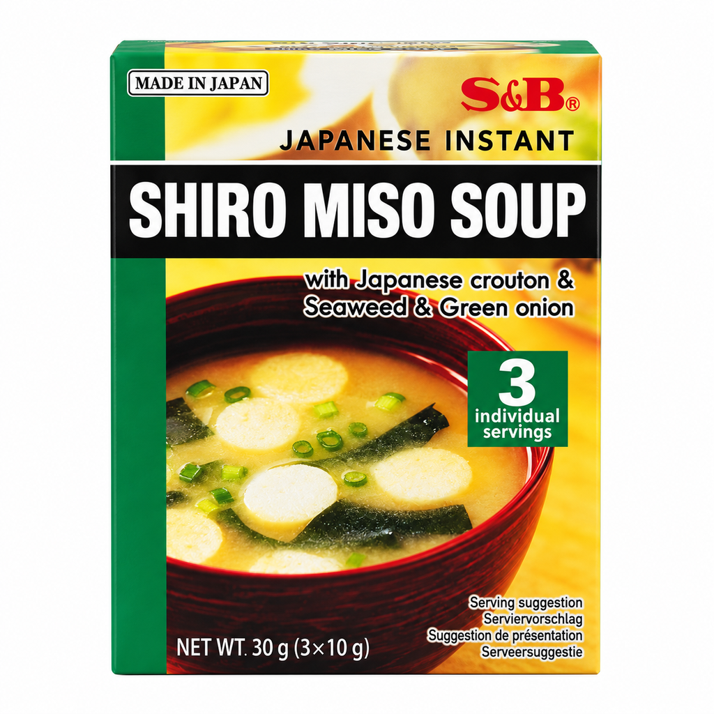 SOPA MISO BLANCOSHIRO (SHIRO)*S&B * 日本白味噌汤包 30g/6u/24