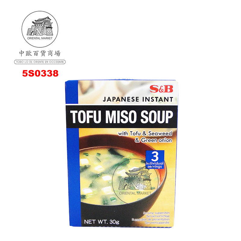 SOPA MISO TOFU *S&B* 日本豆腐味噌汤包 30g/24