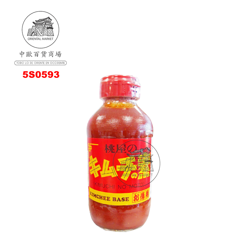 [502523/5S0593] SALSA KIMUCHI *MOMOYA* 日本桃屋可慕奇辣酱 450g/24