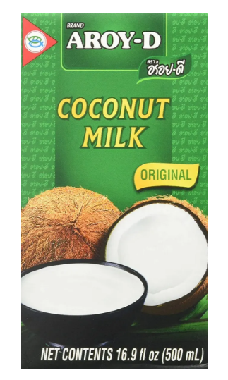 LECHE COCO *AROY-D* 纯椰奶 500ml/24