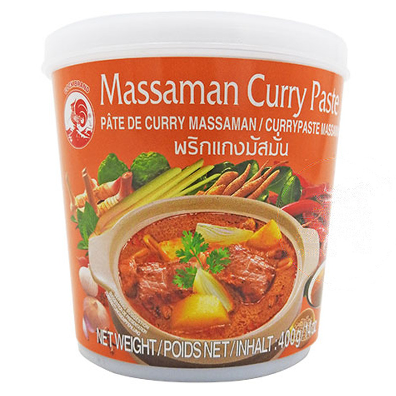 [501406/5P0246] PASTA CURRY MASSAMAN *COCK* 鸡标玛沙曼咖哩酱 400g/24