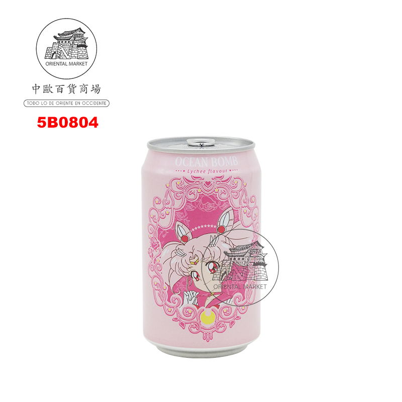 BEBIDA LICHIS *OCEAN BOMB* 荔枝风味汽泡水 330ml/24