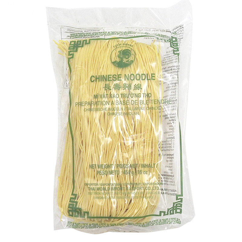 [502273/5T0433] NOODLE CHINO AMARILLO *COCK* 鸡标黄色长寿面 454g/24