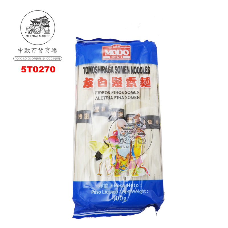 FIDEOS FINOS SOMEN *MODO* 上品牌友白发素面 400g/24