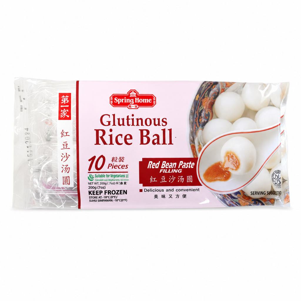 BOLA ARROZ SOJA ROJA CONGELADA *SPRING HOME* 第一家冻红豆汤圆 200g/24