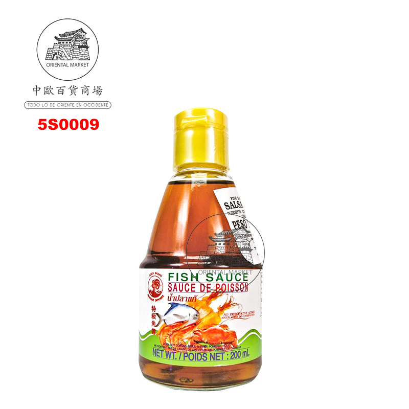 [501195/5S0009] SALSA PESCADO *COCK* 鸡标鱼露 200ml/24