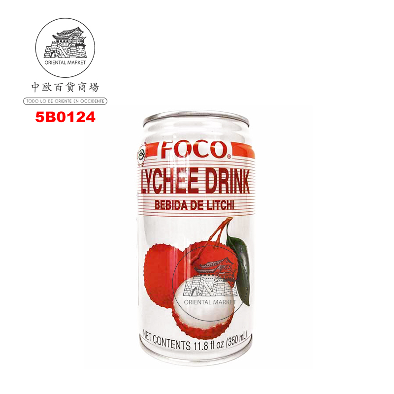 BEBIDA LICHIS *FOCO* 福口荔枝汁 350ml/24