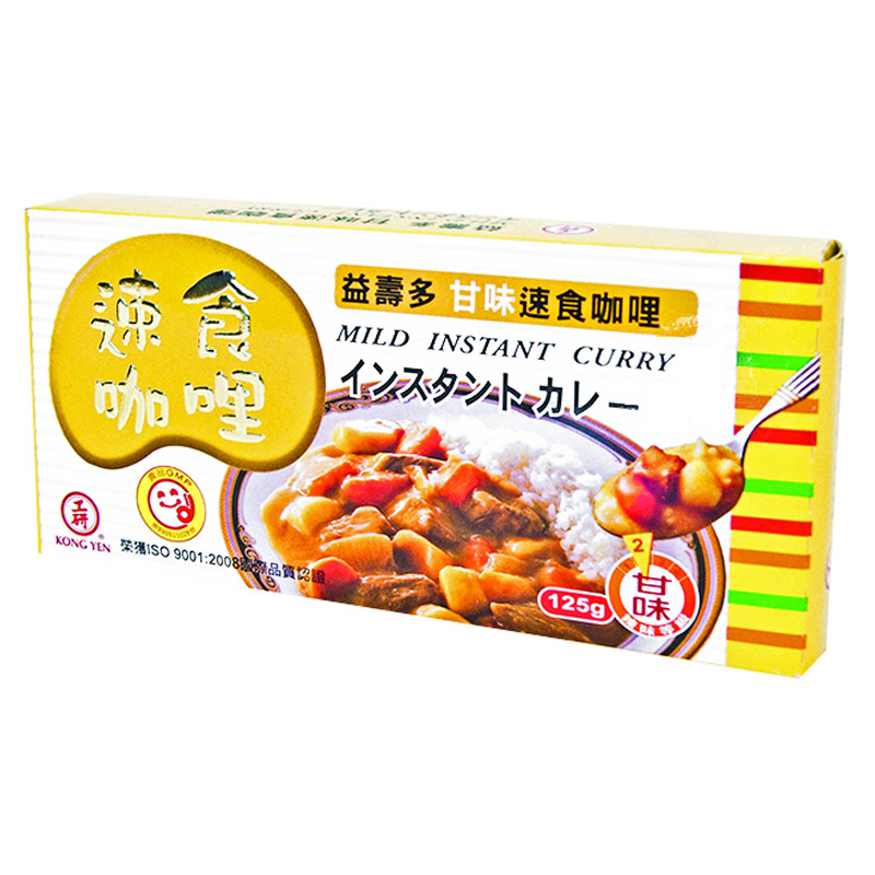 PASTA CURRY SUAVE *KONGYEN* 工研甘味咖喱 125g/24