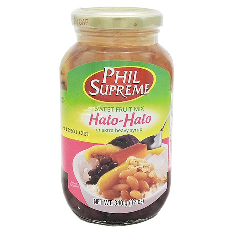 [501205/5F0026] FRUTA MIXTA HALO-HALO *PHIL SUPREME* 菲式什锦水果罐头 340g/24