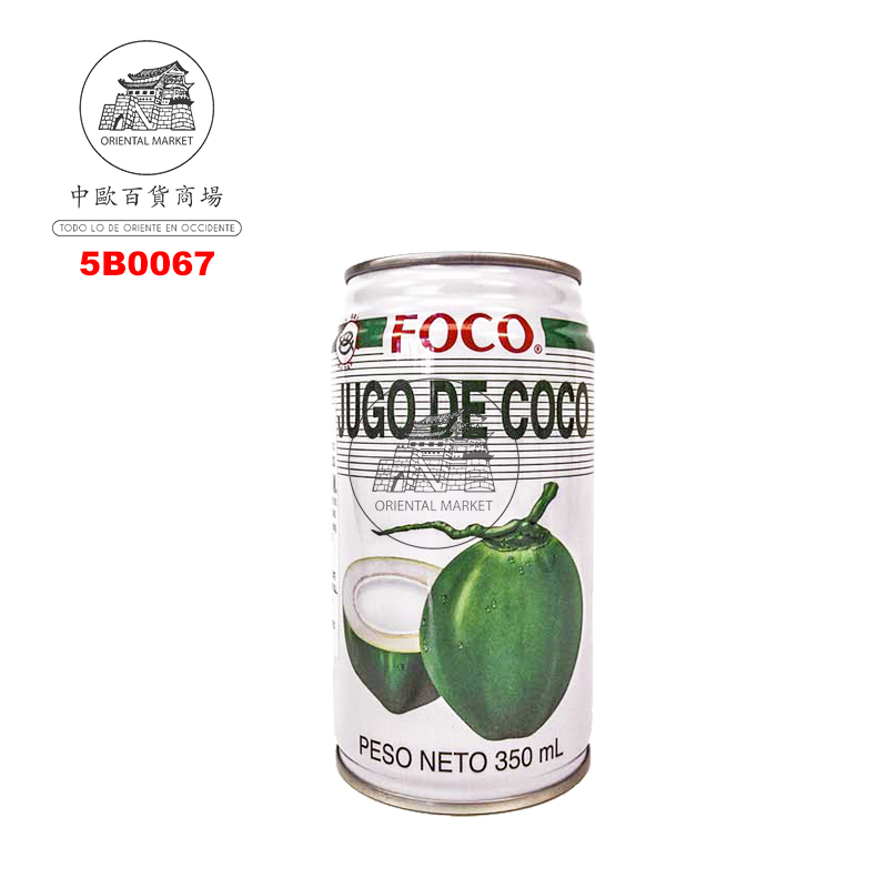 BEBIDA COCO *FOCO* 福口椰子汁 350ml/24