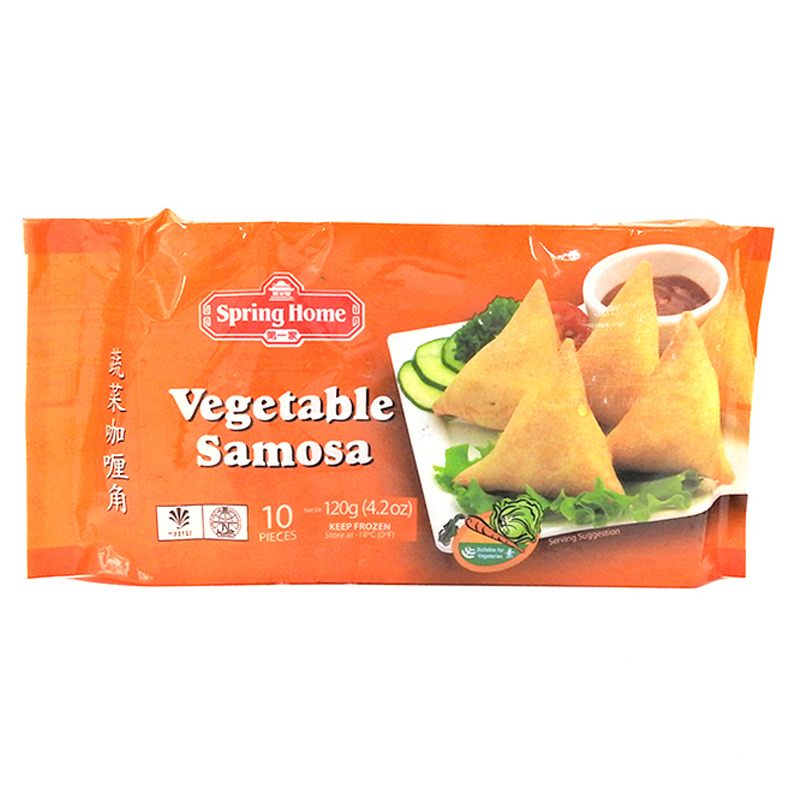 [200387/2E0013] SAMOSA CURRY CONGELADA *SPRING HOME* 第一家冻咖喱角 120g/24