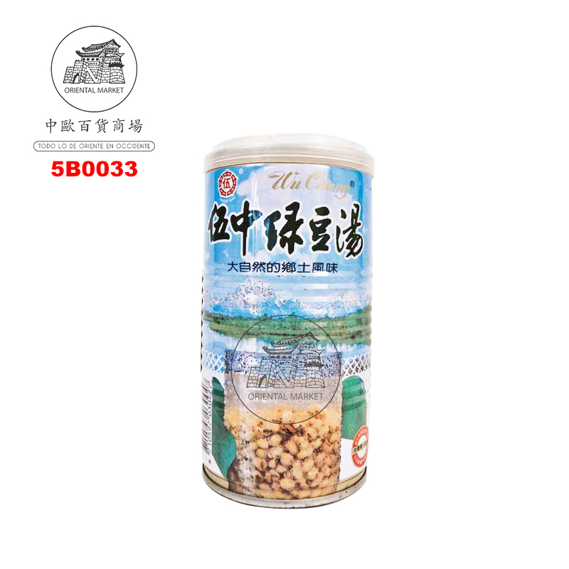 BEBIDA SOJA VERDE *WU CHUN * 伍中绿豆汤 350g/24
