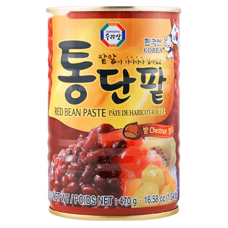 [502737/5S0372] SOJA ROJA COCIDA *WANG* 韩国WANG熟红豆 470g/24