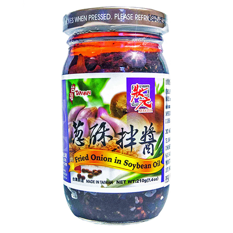 [501847/5C0568] CEBOLLETA EN ACEITE *MASTER* 状元葱酥拌酱 210g/24