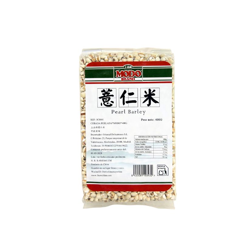 CEBADA PERLADA *MODO* 上品牌薏仁米 400g/30