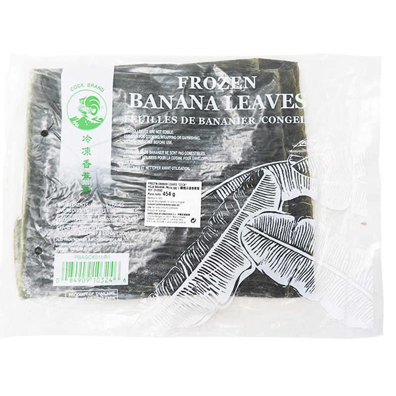 [200550/2H0002] HOJA BANANA CONGELADA *COCK* 鸡标冻香蕉叶 454g/30