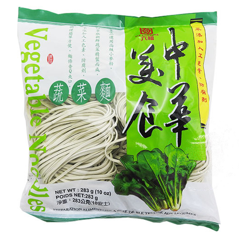 [502823/5T0269] TALLARINES VEGETALES *SIX FORTUNE* 六福蔬菜面 283g/30