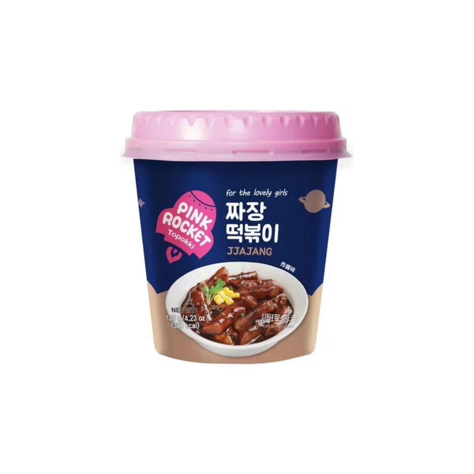 PASTA ARROZ TOPPOKI JAJJANG *PINK ROCKET* 韩式炸酱炒年糕 120g/30
