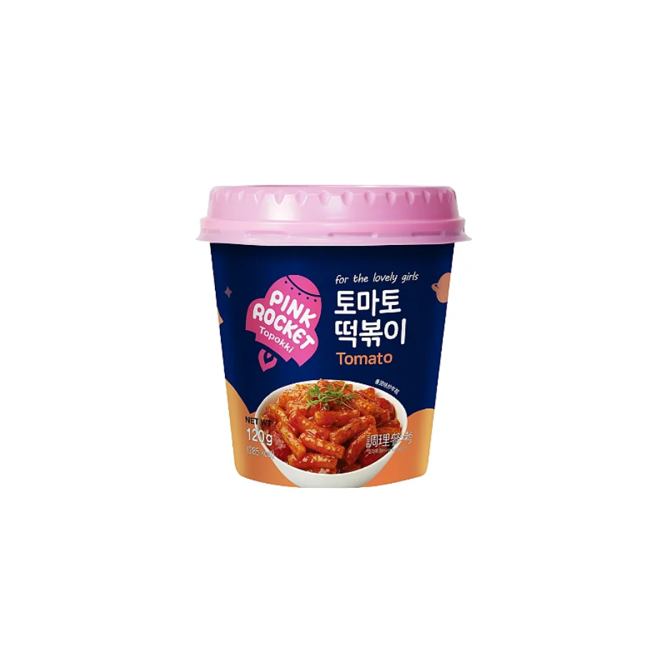 PASTA ARROZ TOPPOKI TOMATE *PINK ROCKET* 韩式番茄炒年糕 120g/30