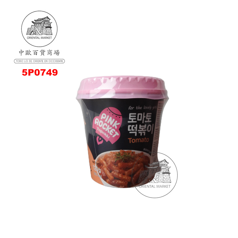 PASTA ARROZ TOPPOKI TOMATE *PINK ROCKET* 韩式番茄炒年糕 120g/30