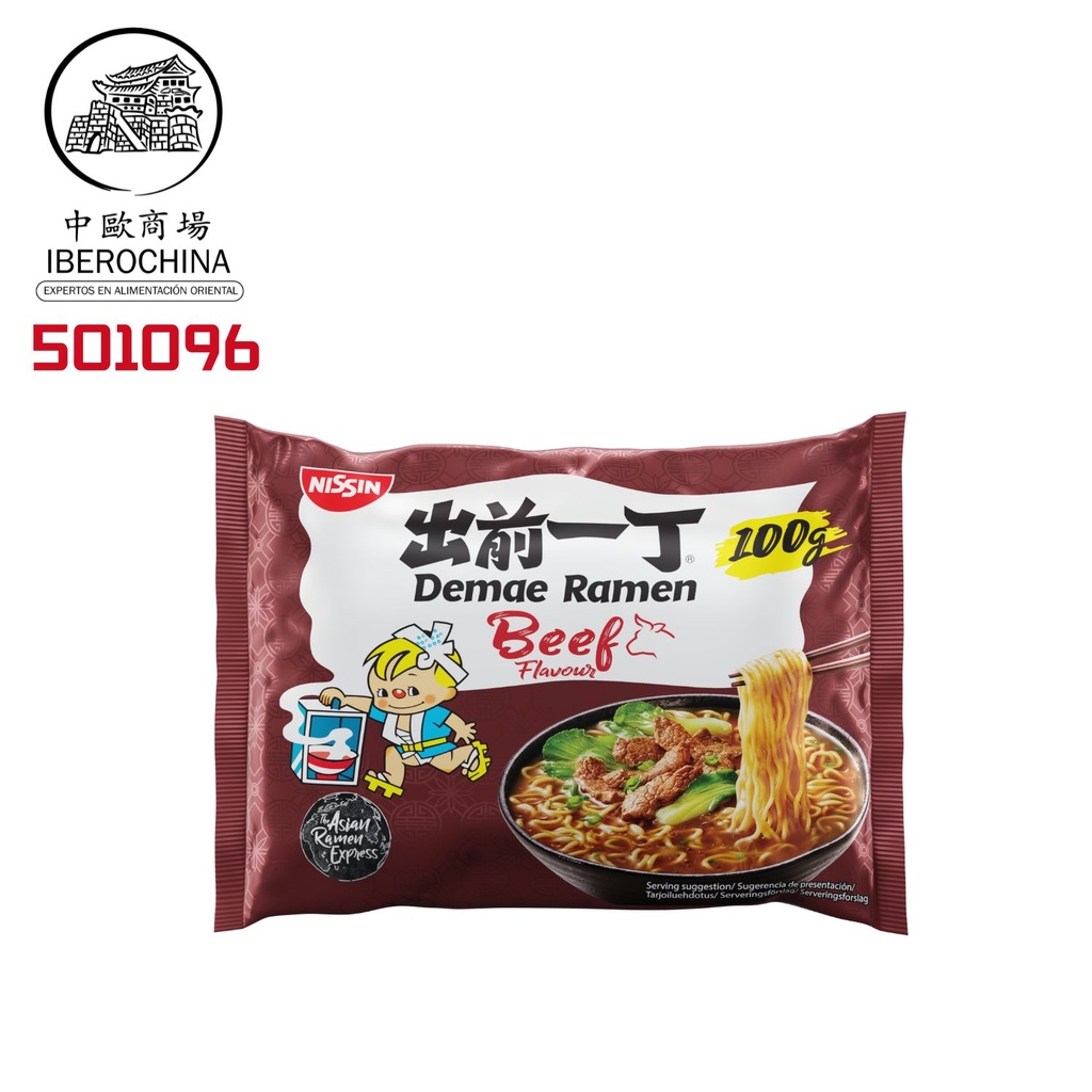 [501096/5T0012] RAMEN TERNERA *NISSIN* 牛肉面 100g/30