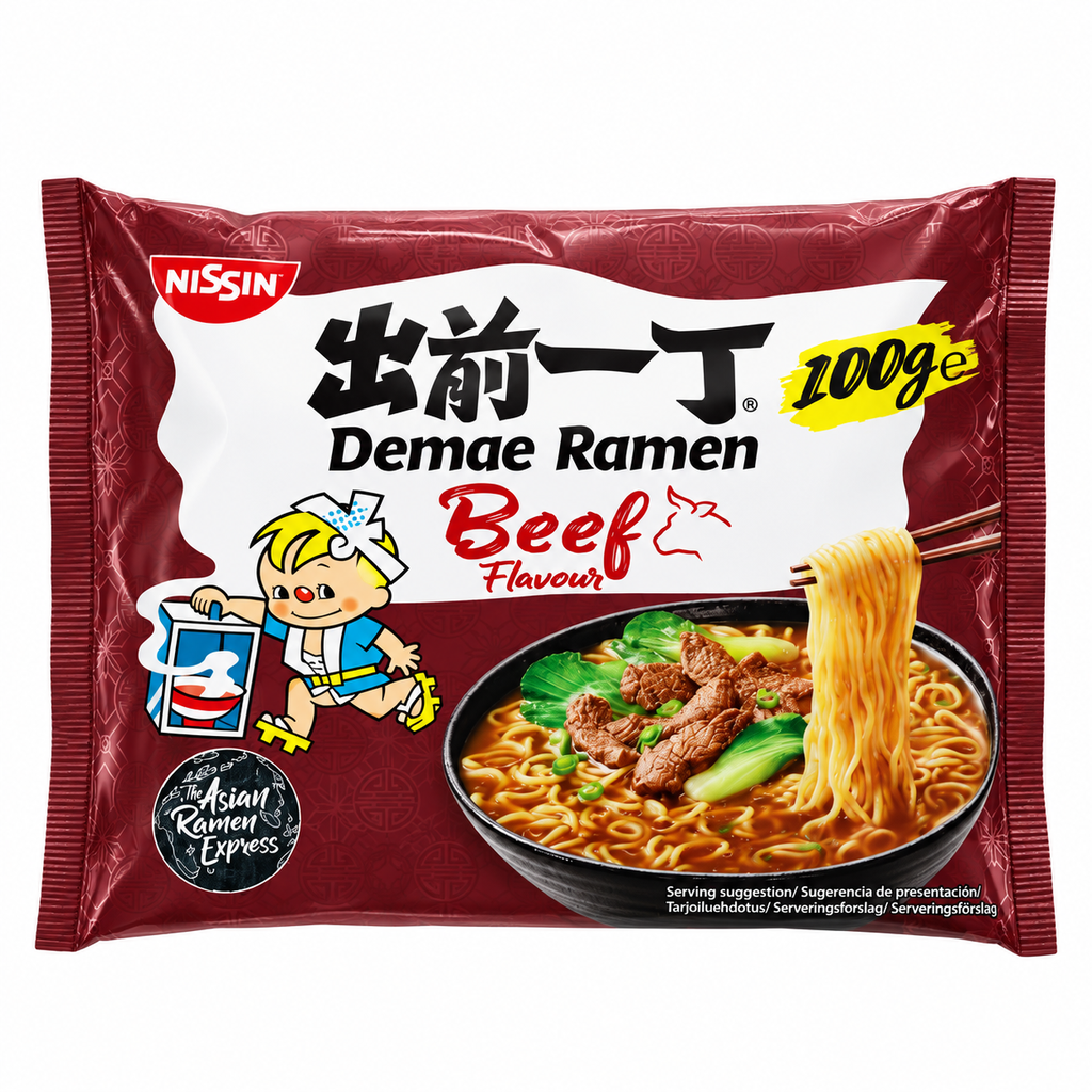 RAMEN TERNERA *NISSIN* 牛肉面 100g/30