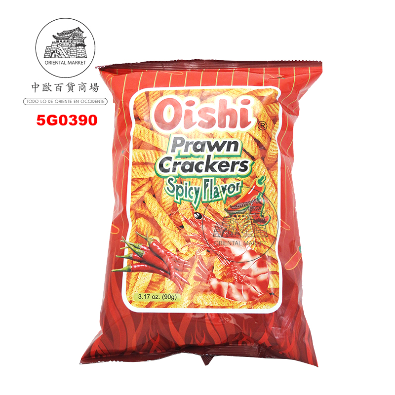 CHIP GAMBAS PICANTE *OISHI * 上好佳辣虾条 90g/30