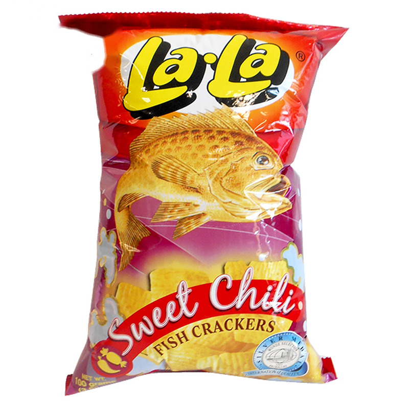 GALLETA PICANTE *LALA* 拉拉牌辣鱼片 100g/24