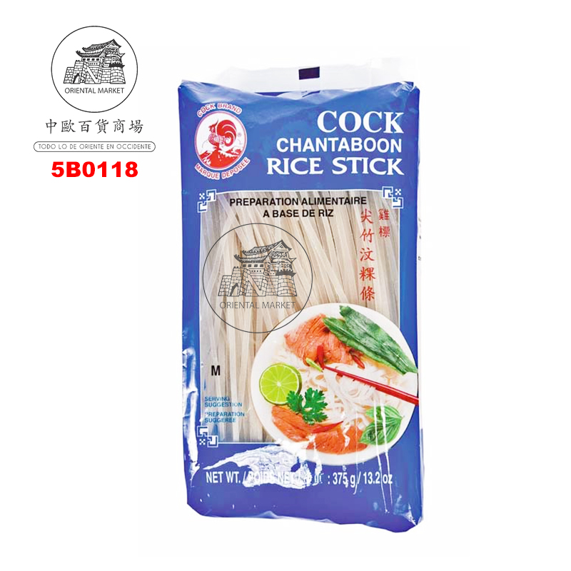 BARRITA ARROZ M (3mm) *COCK* 鸡标粿条 375g/30