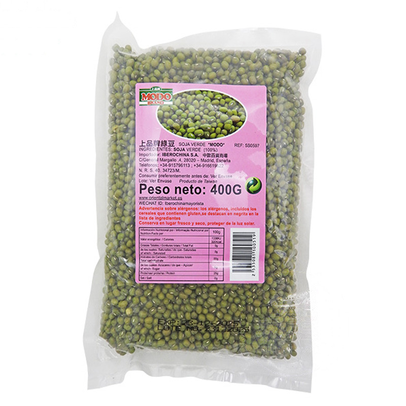 [502740/5S0597] SOJA VERDE *MODO* 上品绿豆 400g/30
