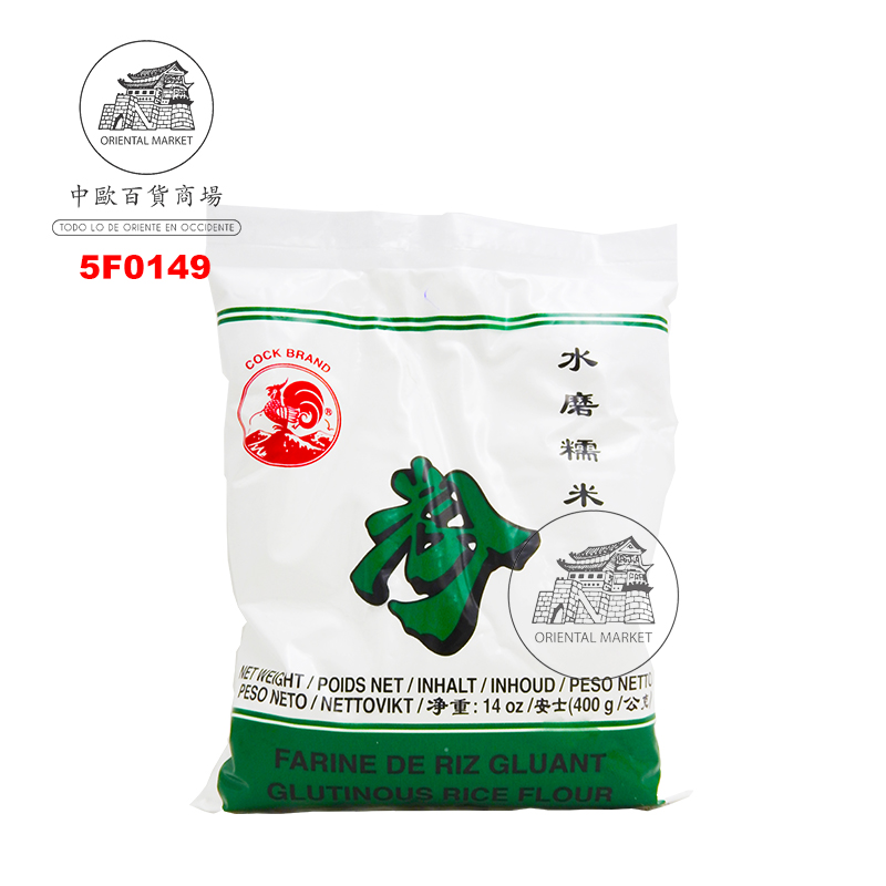 [501997/5F0149] FECULA ARROZ GLUTINOSO *COCK* 鸡标糯米粉 400g/30