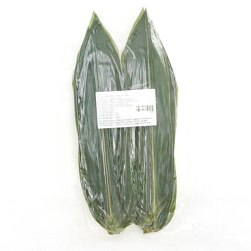 [502148/5H0087] HOJA BAMBU 100HOJAS 真空鲜竹叶 330g/30(7cm-8cm)