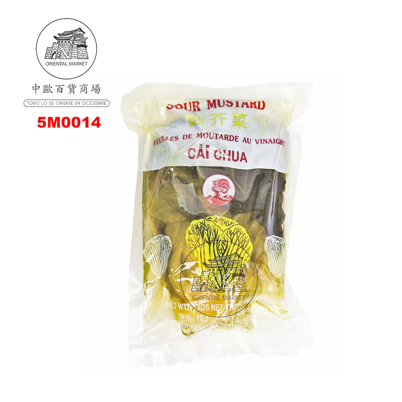 MOSTAZA CONSERVADA *COCK* 鸡标袋装酸菜 300g/36