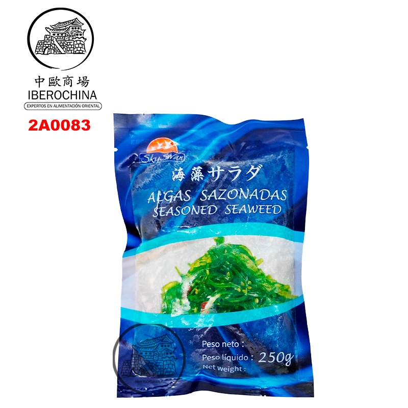ENSALADA ALGA WAKAME CONGELADA *SKY SWAN* 天鹅冻海藻沙拉 250g/20
