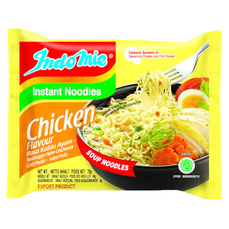 [502032/5T0435] FIDEO INSTANTANEO POLLO  *INDOMIE* 鸡肉味营多面 70g/40