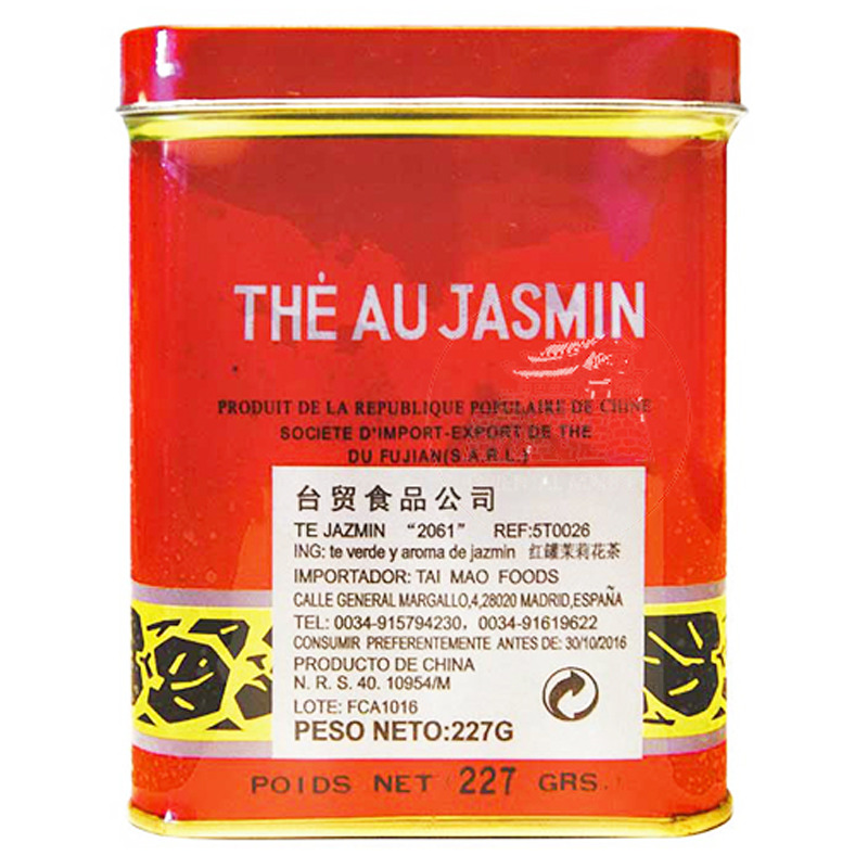 [502846/5T0026] TE JAZMIN (ROJO) 红罐茉莉花茶 227g/40