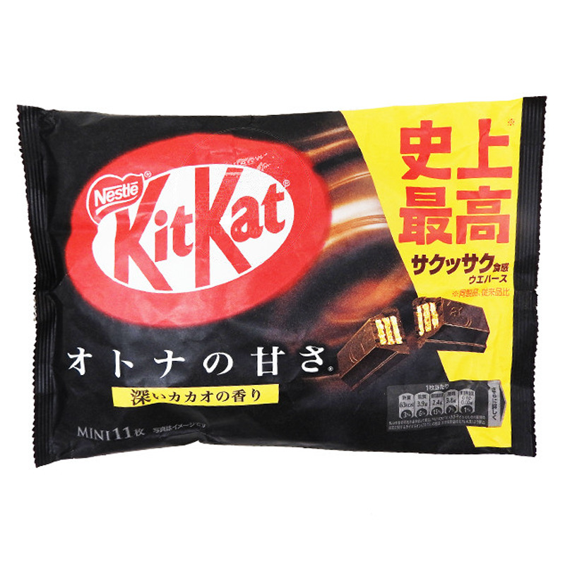 [502182/5K0017] KITKAT OTONA NEGRA 雀巢黑巧克力 124.3g/12