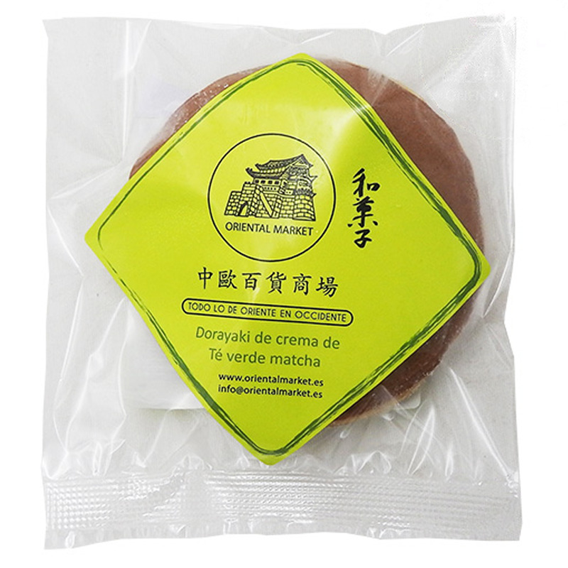 [200503/2D0031] DORAYAKI DE CREMA Y TÉ VERDE *ORIENTAL MARKET* 绿茶奶油铜锣烧 75g/50