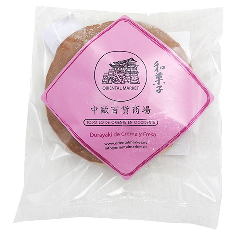 [200506/2D0034] DORAYAKI CREMA Y FRESA *ORIENTAL MARKET* 奶油草莓铜锣烧 75g/50