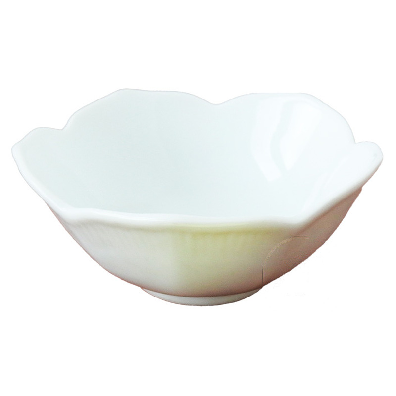[900917/WH0059] CUENCO FLORE BLANCO  瓷全白梅花碗 /72