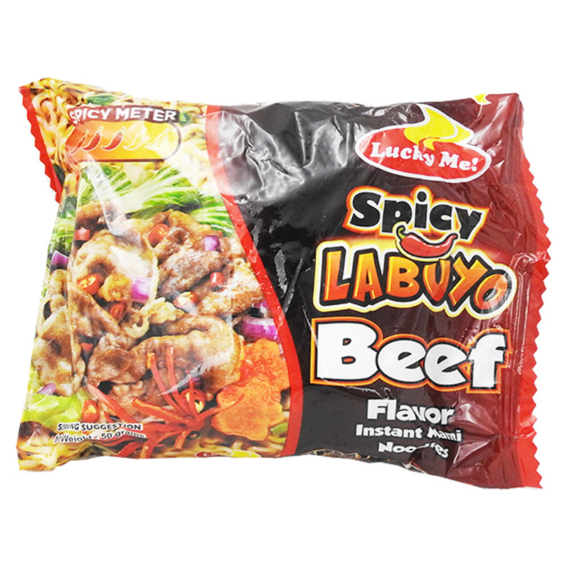 [502285/5T0127] NOODLE TERNERA PICANTE *LUCKY ME* 辣牛肉袋面 50g/72
