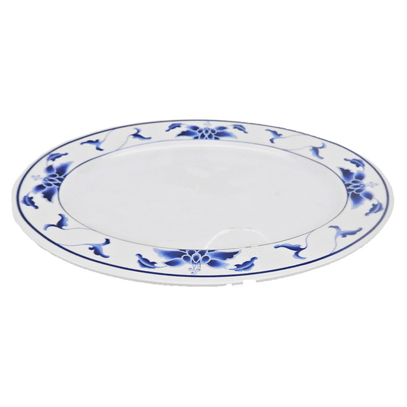[900679/887123] PLATO  塑蓝荷彩长盘 30cm(30cm)