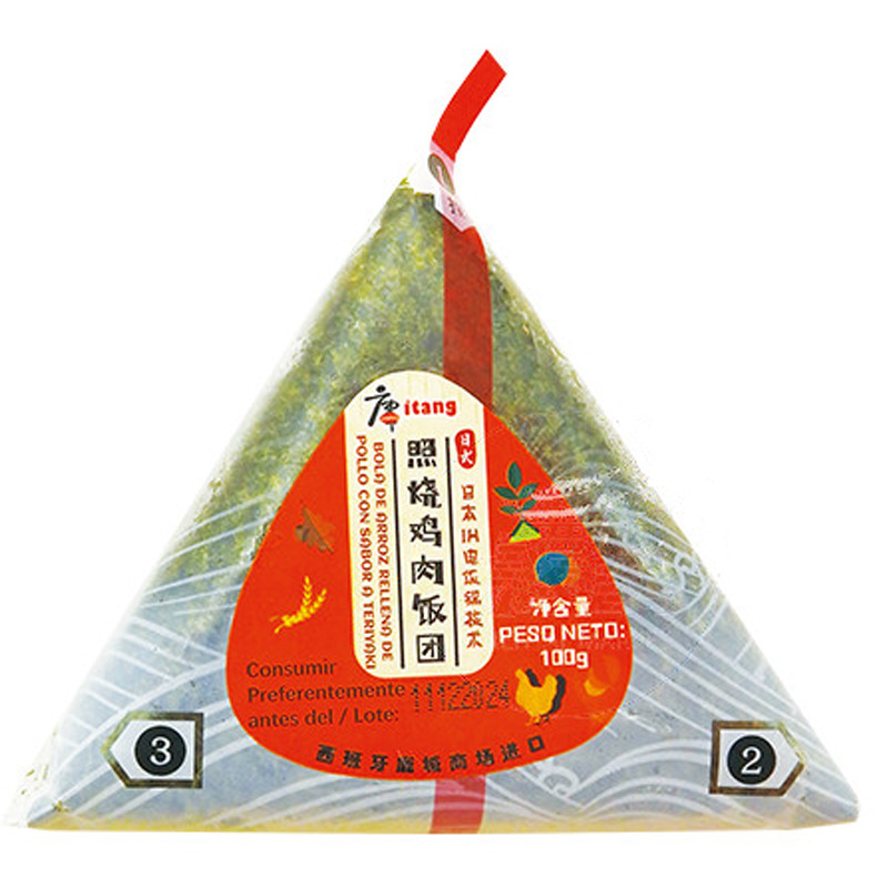 [200464/2B0060] BOLA ARROZ RELLENO POLLO TERIYAKI *ITANG*  照烧鸡肉三角饭团 100g/80