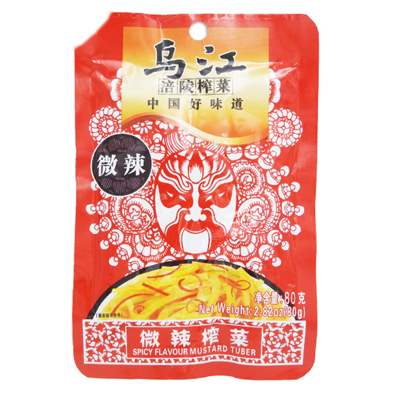 [501249/5M0149] MOSTAZA CHAI CHOI PICANTE *WUJIANG* 乌江微辣榨菜 80g/100